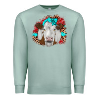 Seafoam ribbon simmental leopard Premium Sweatshirt - JahusDesignShop