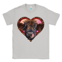 Moon Dust leopard heart highland calf Classic Tee - RanaPortraitStore