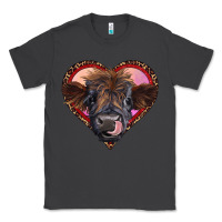 Smoke leopard heart highland calf Classic Tee - RanaPortraitStore