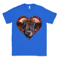 True Royal leopard heart highland calf Classic Tee - RanaPortraitStore