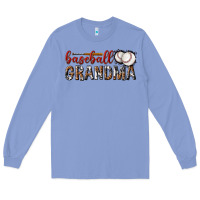 Colony Blue baseball grandma with leopard Long Sleeve Tee - texasbilliewilder