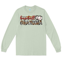 Matcha baseball grandma with leopard Long Sleeve Tee - texasbilliewilder