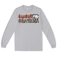 Moon Dust baseball grandma with leopard Long Sleeve Tee - texasbilliewilder