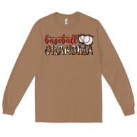 Toasted Coconut baseball grandma with leopard Long Sleeve Tee - texasbilliewilder