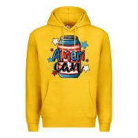 Lemon American can cooler Premium Hoodie - MaliasSmallBusiness