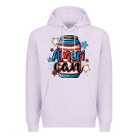 Lilac American can cooler Premium Hoodie - MaliasSmallBusiness
