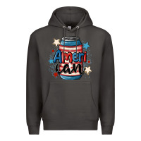 Smoke American can cooler Premium Hoodie - MaliasSmallBusiness