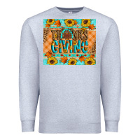 Heather Grey Thanksgiving Turkey Premium Sweatshirt - Artiststas