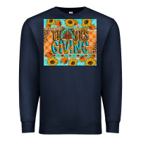 Navy Thanksgiving Turkey Premium Sweatshirt - Artiststas