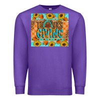 Purple Thanksgiving Turkey Premium Sweatshirt - Artiststas