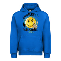 Cobalt somebody's feral wrestling mom Urban Hoodie - MaliasSmallBusiness
