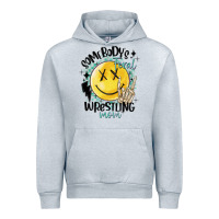 Heather Grey somebody's feral wrestling mom Urban Hoodie - MaliasSmallBusiness