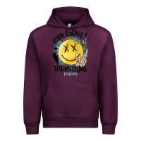 Mauve Wine somebody's feral wrestling mom Urban Hoodie - MaliasSmallBusiness