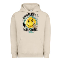 Pigment French Oak somebody's feral wrestling mom Urban Hoodie - MaliasSmallBusiness