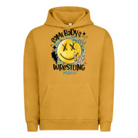 Pigment Peanut Butter somebody's feral wrestling mom Urban Hoodie - MaliasSmallBusiness
