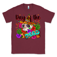 Burgundy mexican day of the dead Classic Tee - Zillion Design Studio