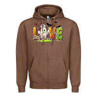 Chestnut Love Nurse Halloween Zipper Hoodie - texasbilliewilder