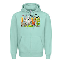 Seafoam Love Nurse Halloween Zipper Hoodie - texasbilliewilder