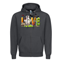Smoke Love Nurse Halloween Zipper Hoodie - texasbilliewilder