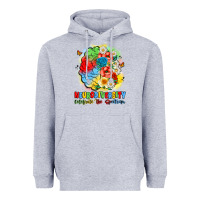 Heather Grey neurodiversity celebrate the spectrum Heavyweight Hoodie - JahusDesignShop