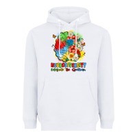 White neurodiversity celebrate the spectrum Heavyweight Hoodie - JahusDesignShop
