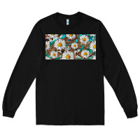 Black leopard daisy Long Sleeve Tee - RanaPortraitStore