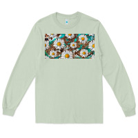 Matcha leopard daisy Long Sleeve Tee - RanaPortraitStore