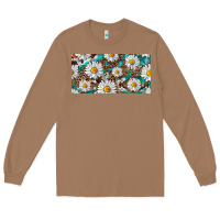 Toasted Coconut leopard daisy Long Sleeve Tee - RanaPortraitStore