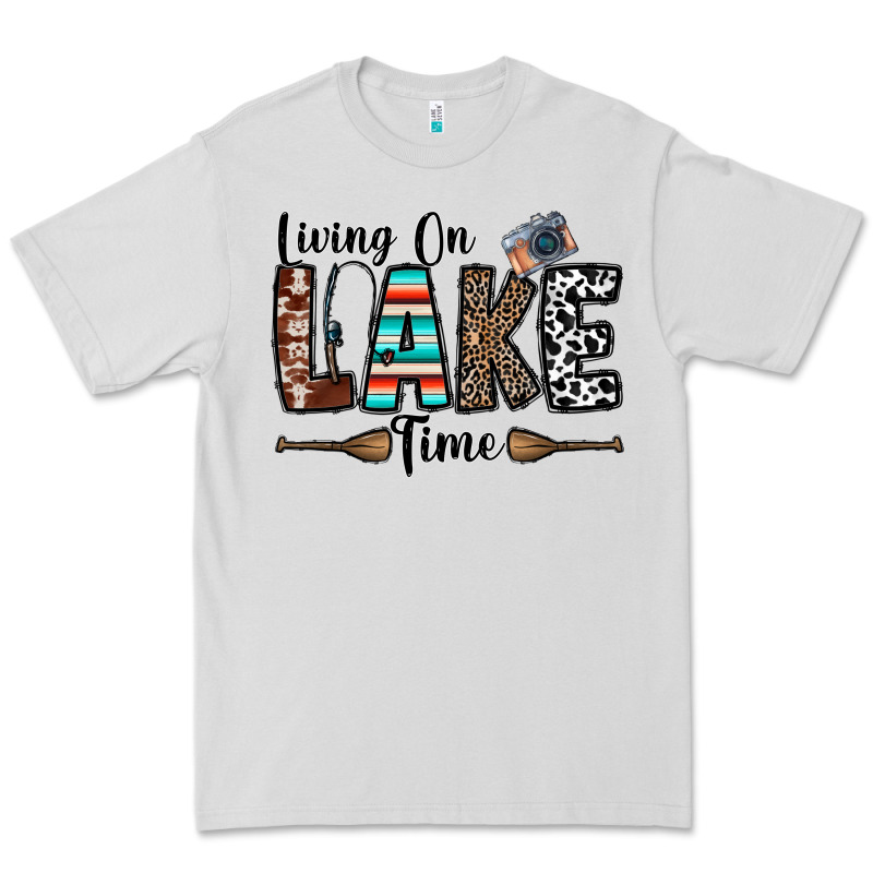 Living On Lake Time Premium Tee by CowhideDigitalArt | Teevron