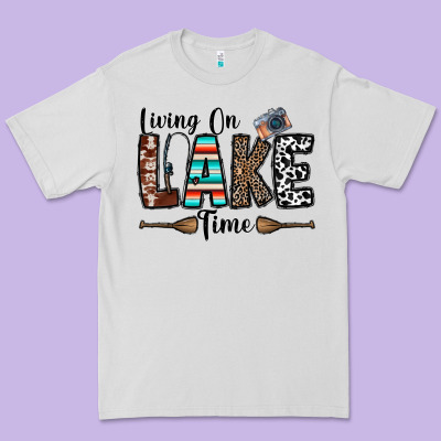 Living On Lake Time Premium Tee Designed By Cowhidedigitalart