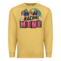 Antique Gold racing mini with racing oto equipment Premium Sweatshirt - AdoDesignShop