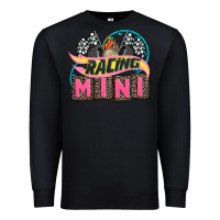 Black racing mini with racing oto equipment Premium Sweatshirt - AdoDesignShop