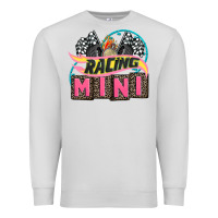 Dove Grey racing mini with racing oto equipment Premium Sweatshirt - AdoDesignShop