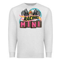 Oatmeal Heather racing mini with racing oto equipment Premium Sweatshirt - AdoDesignShop