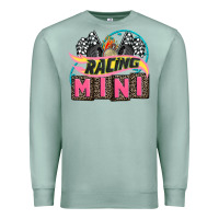 Seafoam racing mini with racing oto equipment Premium Sweatshirt - AdoDesignShop