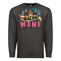 Smoke racing mini with racing oto equipment Premium Sweatshirt - AdoDesignShop