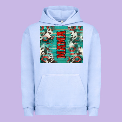 Western Mama Urban Hoodie Designed By Nancycooperartshop