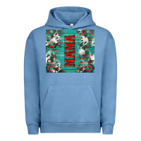 Pigment Pebble Blue western mama Urban Hoodie - NancyCooperArtShop