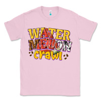Bubblegum Pink watermelon crawl Classic Tee - texasbilliewilder