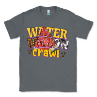 Charcoal Heather watermelon crawl Classic Tee - texasbilliewilder