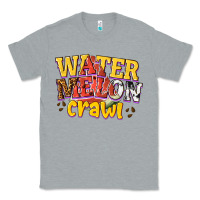 Heather Grey watermelon crawl Classic Tee - texasbilliewilder