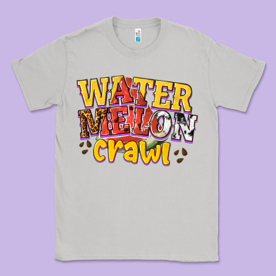 Watermelon Crawl Classic Tee Designed By Texasbilliewilder