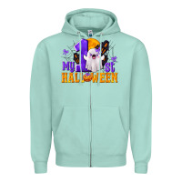 Seafoam My 1st Halloween Zipper Hoodie - texasbilliewilder