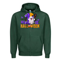 Sports Green My 1st Halloween Zipper Hoodie - texasbilliewilder