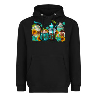 Black gemstone coffee cups Heavyweight Hoodie - AdoDesignShop