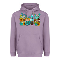 Lavender gemstone coffee cups Heavyweight Hoodie - AdoDesignShop