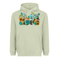 Matcha gemstone coffee cups Heavyweight Hoodie - AdoDesignShop