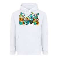 White gemstone coffee cups Heavyweight Hoodie - AdoDesignShop