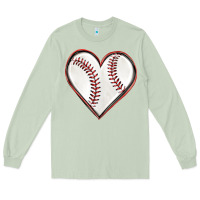 Matcha baseball heart Long Sleeve Tee - texasbilliewilder