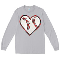 Moon Dust baseball heart Long Sleeve Tee - texasbilliewilder